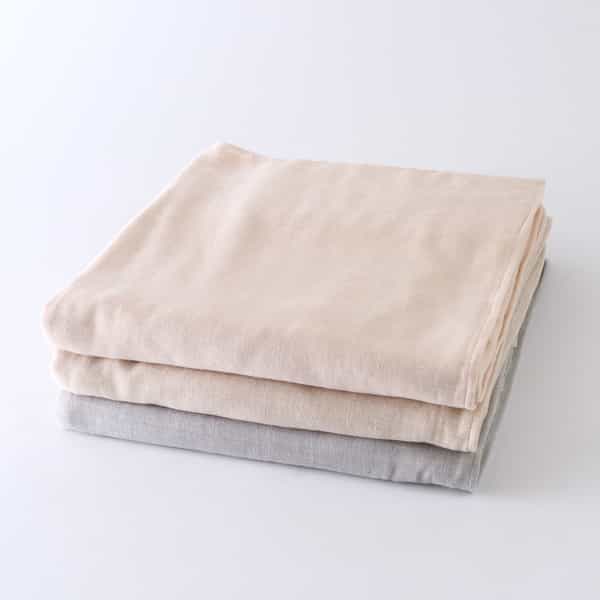 土染めオーガニックガーゼ バスタオル