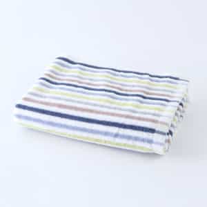 ストレッチカラーストライプ ヘアータオル