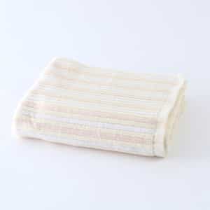 ストレッチカラーストライプ ヘアータオル