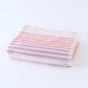 ストレッチカラーストライプ ヘアータオル