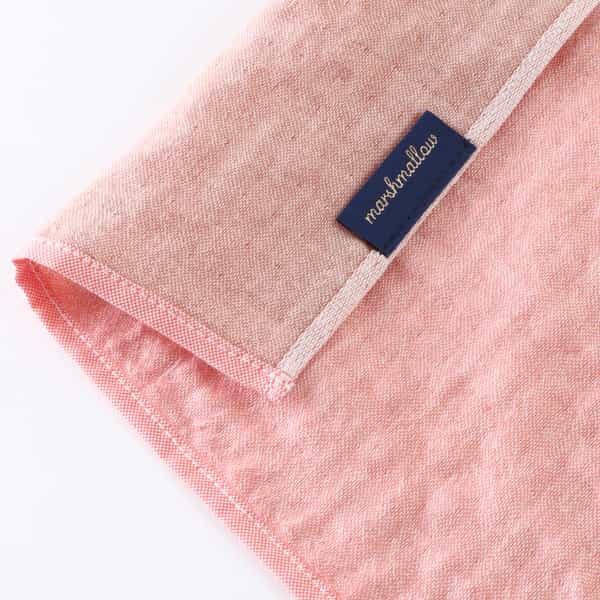 リバーシブルマシュマロガーゼマフラー 40×110cm