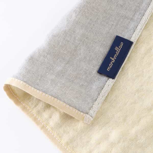 リバーシブルマシュマロガーゼマフラー 40×110cm