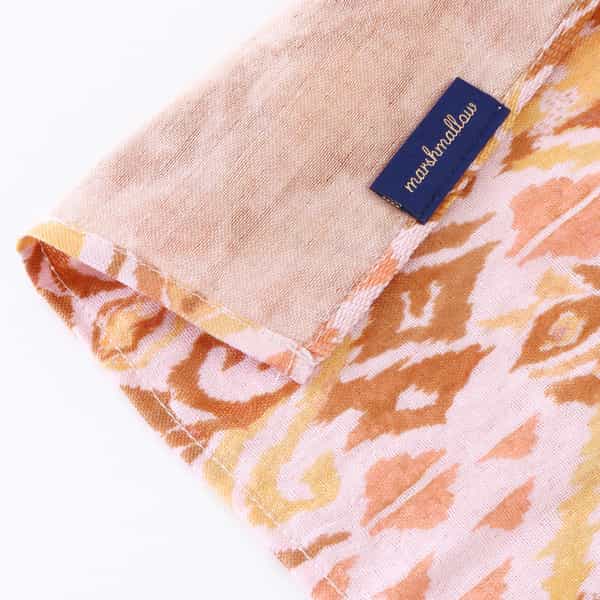 プリントマシュマロガーゼマフラー