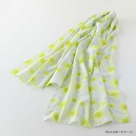 プリントマシュマロガーゼショール　　　　