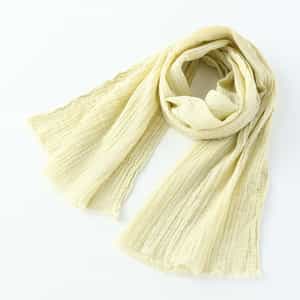 クレープガーゼカラーマフラー　　　　　　