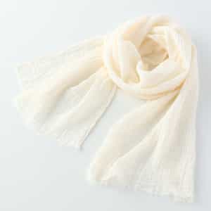 クレープガーゼカラーマフラー　　　　　　