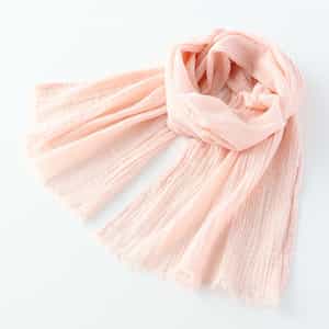 クレープガーゼカラーマフラー　　　　　　