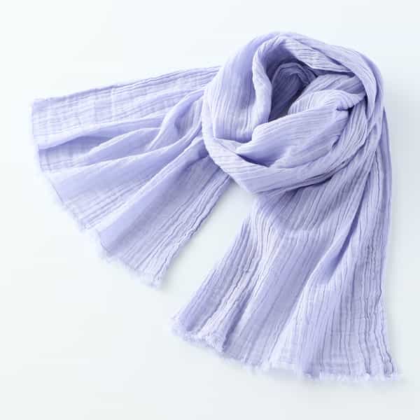 クレープガーゼカラーマフラー　　　　　　