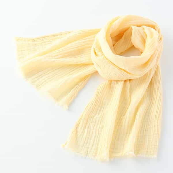 クレープガーゼカラーマフラー　　　　　　