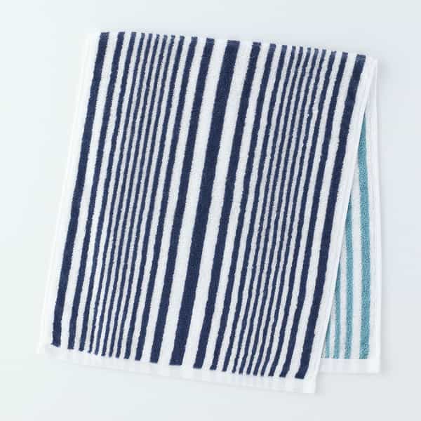 リバーシブルストライプ フェイスタオル（単品）
