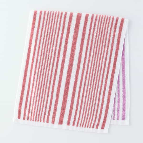 リバーシブルストライプ フェイスタオル（単品）