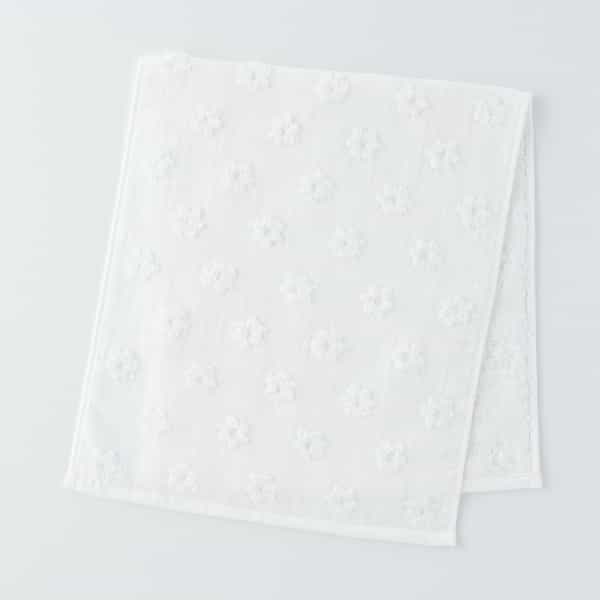 ふんわりフラワーガーゼ フェイスタオル（単品）