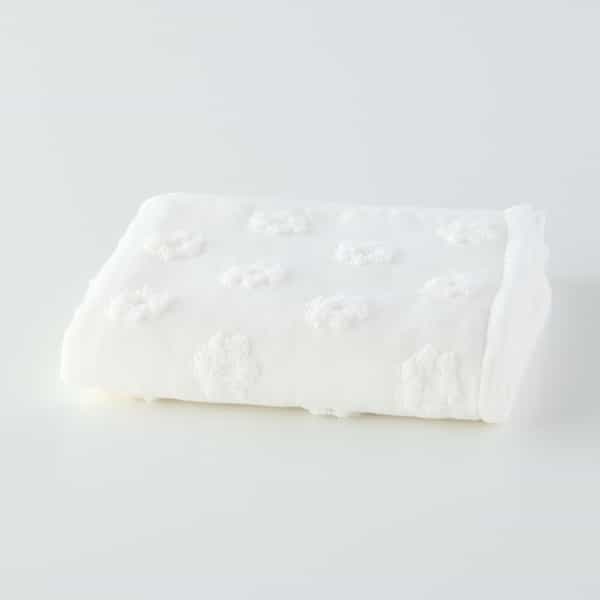 ふんわりフラワーガーゼ フェイスタオル（単品）