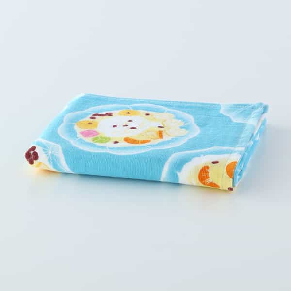 しろくまのふるぅつ氷 　浴用タオル