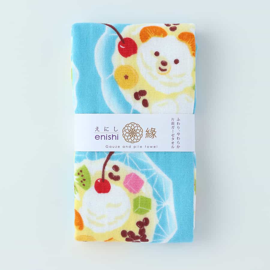 しろくまのふるぅつ氷  浴用タオル