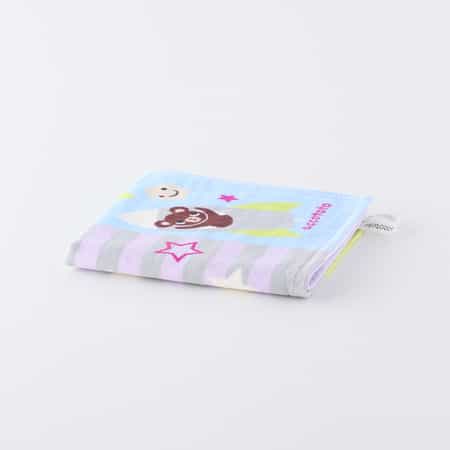 のりものパッチワーク ゲストタオル