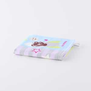 のりものパッチワーク ゲストタオル