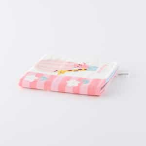 のりものパッチワーク ゲストタオル