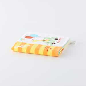 のりものパッチワーク ゲストタオル