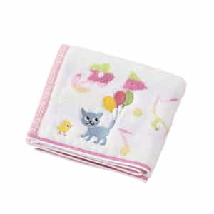 にじいろどうぶつ フェイスタオル