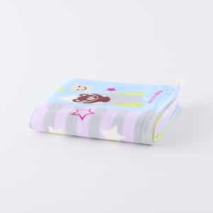 のりものパッチワーク フェイスタオル