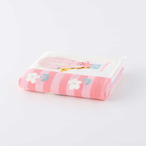 のりものパッチワーク フェイスタオル