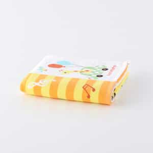 のりものパッチワーク フェイスタオル