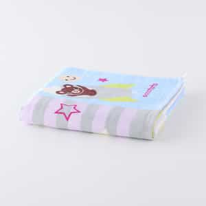 のりものパッチワーク スモールバスタオル