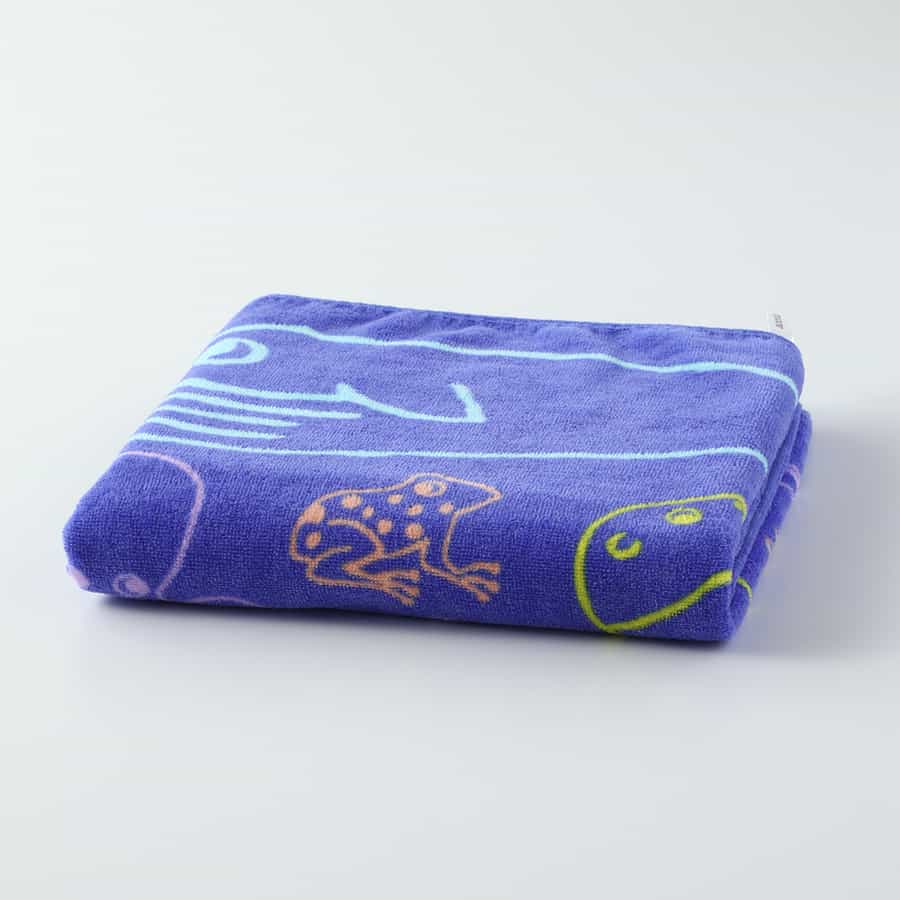 どうぶつマップ スモールバスタオル（単品）