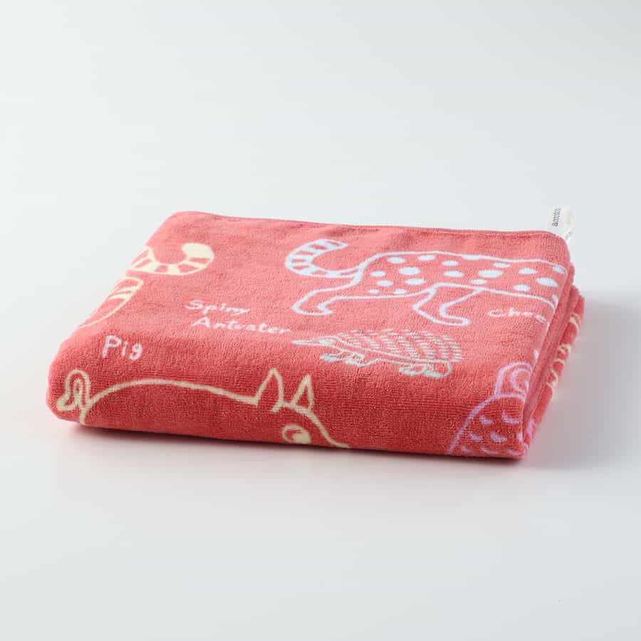 どうぶつマップ スモールバスタオル（単品）