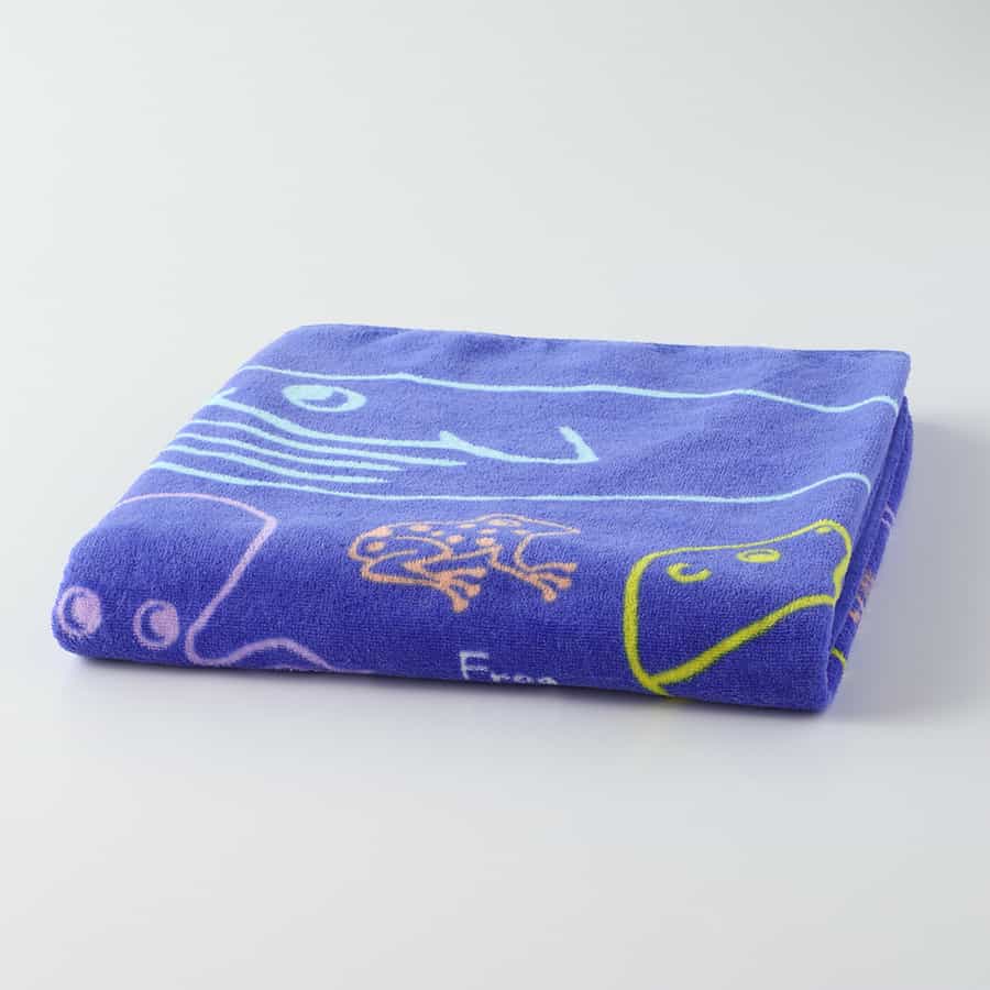 どうぶつマップ バスタオル（単品）