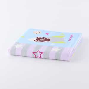 のりものパッチワーク バスタオル