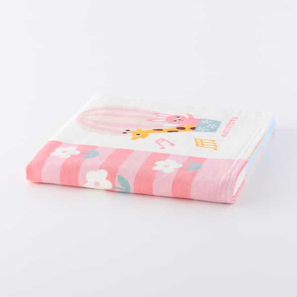 のりものパッチワーク バスタオル