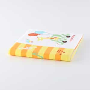 のりものパッチワーク バスタオル