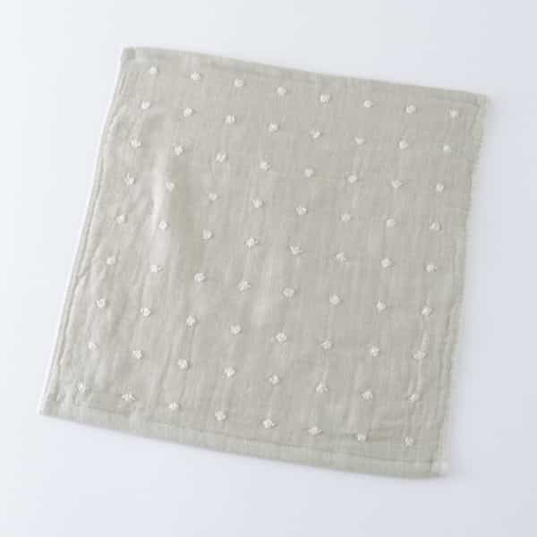 草木染めオーガニックガーゼ ゲストタオル