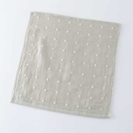 草木染めオーガニックガーゼ ゲストタオル