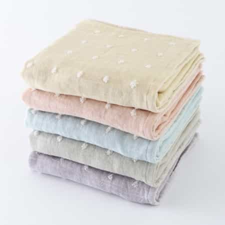 草木染めオーガニックガーゼ フェイスタオル