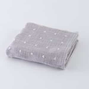 草木染めオーガニックガーゼ フェイスタオル