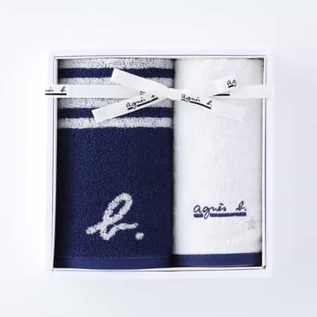 マリニエール フェイスタオル1枚 ゲストタオル1枚