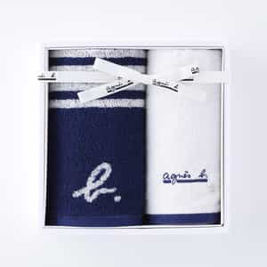 マリニエール フェイスタオル1枚 ゲストタオル1枚