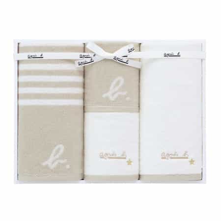 マリニエール フェイスタオル2枚 ゲストタオル2枚