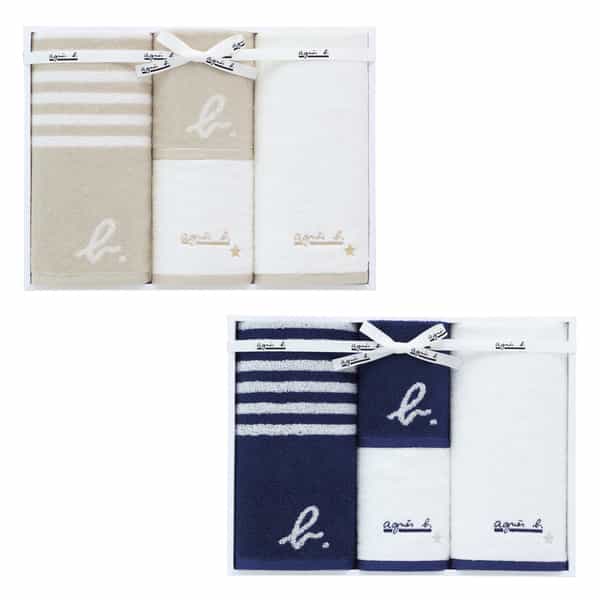 マリニエール フェイスタオル2枚 ゲストタオル2枚