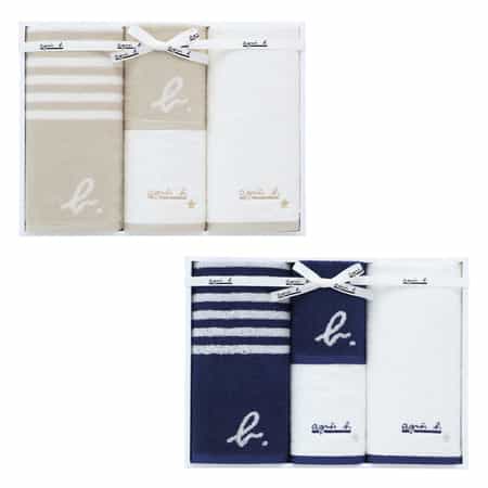 マリニエール フェイスタオル2枚 ゲストタオル2枚