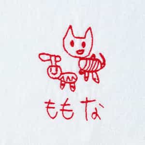 お絵かき刺しゅうエアリータッチゲストタオル　オーダーチケット
