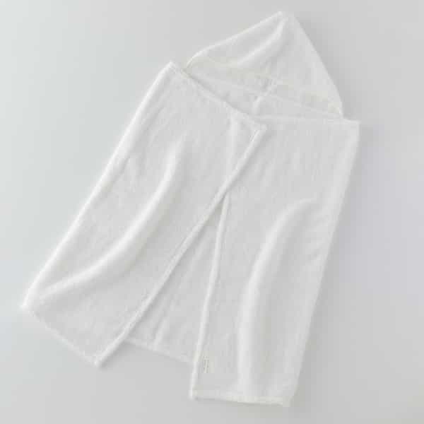 "しあわせタオル" フード付きバスタオル