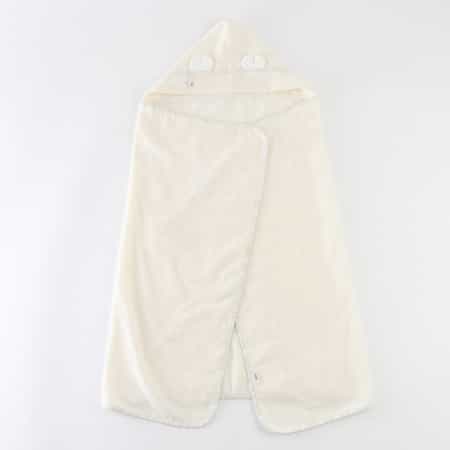 "エアリータッチ" フラッフィーフード付きバスタオル