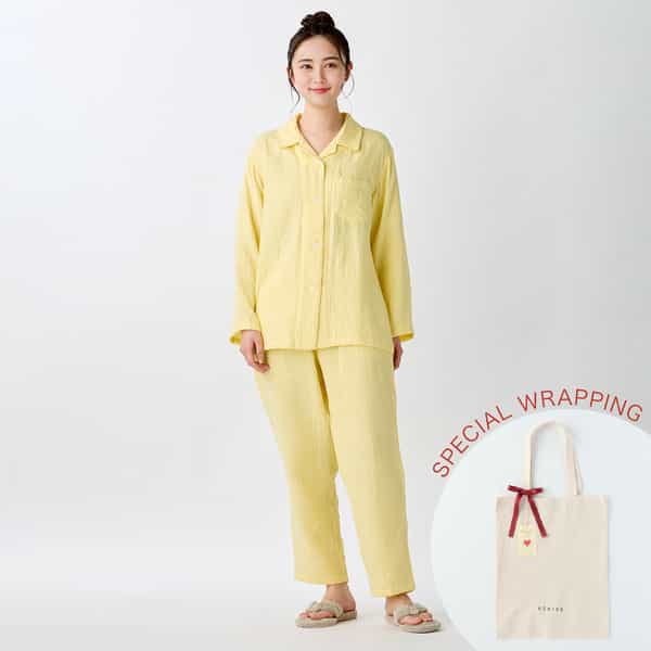 【母の日ラッピング済み】マシュマロガーゼベーシックレディスパジャマ