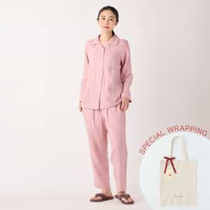 【母の日ラッピング済み】マシュマロガーゼベーシックレディスパジャマ