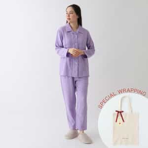 【母の日限定ラッピング無料！】マシュマロガーゼベーシックレディスパジャマ