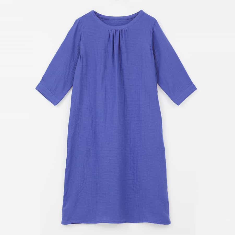 マシュマロガーゼレディスギャザーワンピース